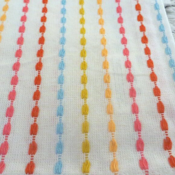 Multicolor Woven Hand Towels Boho Set Of 2 New - Picture 3 of 6